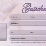 Gutschein Vorlage Fußpflege Kostenlos Fabelhaft Geschenkgutscheine Gutscheinkarten Bereits Ab 10 Stück