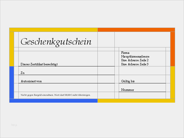 Gutschein Vorlage Geburtstag Word Süß Word Vorlage Geschenkgutschein Download Chip
