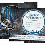 Gutschein Vorlage Piercing Beste Most Wanted Tattoo &amp; Piercing Berlin Weissensee Gutscheine