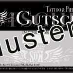 Gutschein Vorlage Piercing Cool Geschenksideen