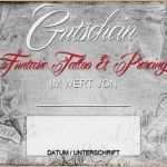 Gutschein Vorlage Piercing Genial Tattoo Gutschein Idee Genial Piercing Schmuck In Großer