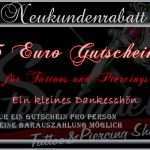 Gutschein Vorlage Piercing Großartig Tattoo Stecknadel
