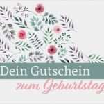 Gutschein Vorlagen Ausdrucken Erstaunlich Geschenkgutschein Zum Geburtstag Kostenlose Vorlage Zum