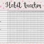 Habit Tracker Deutsch Vorlage Elegant Habit Tracker Blank for Girls Monthly Planner Template In