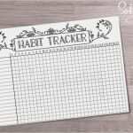 Habit Tracker Deutsch Vorlage Schön Bullet Journal Habit Tracker