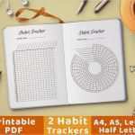 Habit Tracker Deutsch Vorlage Schön Bullet Journal Habit Trackers Circle Habit Tracker Habit