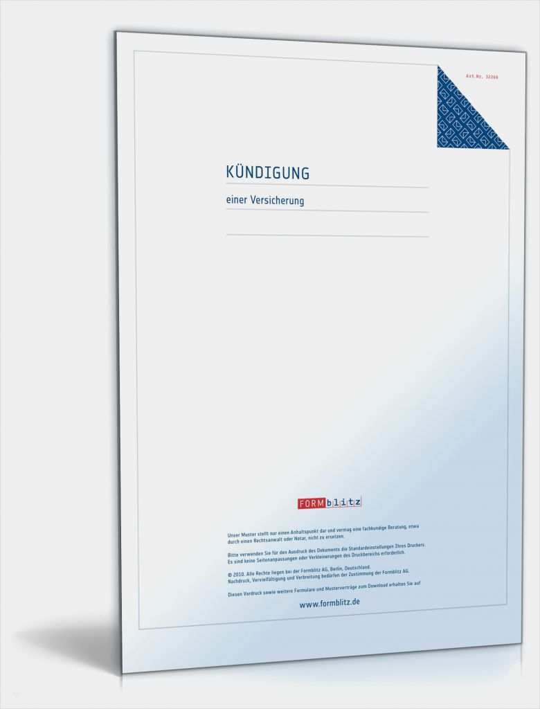 Haftpflichtversicherung Kündigen Vorlage Erstaunlich Kündigung Einer Versicherung Muster Vorlage Zum Download