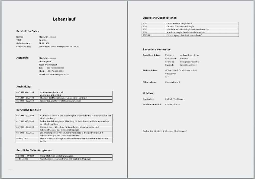 Halbjahresbericht Zfa Vorlage Fabelhaft Tabellarischer Lebenslauf Muster Aufbau Word Vorlage