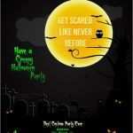 Halloween Flyer Vorlage Bewundernswert Halloween Party Flyer Cementery Schwarz Vorlage