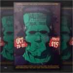 Halloween Flyer Vorlage Bewundernswert Zombie Halloween Party Flyer Vorlage
