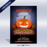 Halloween Flyer Vorlage Elegant Halloween Tanz Party Plakat Vorlage