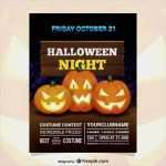 Halloween Flyer Vorlage Hübsch Halloween Nacht Flyer Kostümwettbewerb