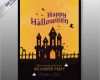 Halloween Flyer Vorlage Inspiration Halloween Flyer Mit Einem Verwunschenen Haus
