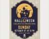 Halloween Flyer Vorlage Schönste Vorlage Der Halloween Party Broschüre Spukhaus