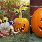 Halloween Fratzen Vorlagen Schönste Kürbisse Schnitzen Anleitung – Awaywhile