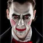 Halloween Gesichter Schminken Vorlagen Großartig Saw Make Up