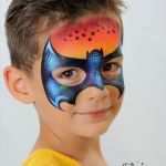 Halloween Gesichter Schminken Vorlagen Inspiration Kinderschminken Kinderschminken