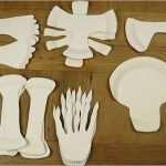 Halloween Girlande Basteln Vorlage Genial Pappteller Skelett Für Halloween Basteln Kinder