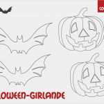 Halloween Girlande Vorlage Beste Halloween Girlande Basteln Halloween Dekoration Halloween