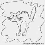 Halloween Katze Vorlage Hübsch Lustige Katze Halloween Bild Zum Ausmalen