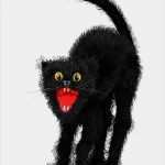 Halloween Katze Vorlage Neu Böse Katze Halloween Deko