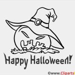 Halloween Kürbis Vorlagen Zum Ausdrucken Kostenlos Elegant Kürbis Mit Hexenhut Bild Vorlage Zum Ausmalen