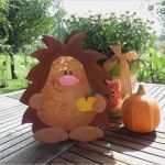 Halloween Laternen Vorlagen Süß Laterne Igel "isidor" Martinslaterne Von Frau Knuffig