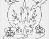 Halloween Menü Vorlage Elegant Halloween Bild Zum Ausmalen Schloss