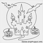 Halloween Menü Vorlage Elegant Halloween Bild Zum Ausmalen Schloss