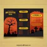Halloween Menü Vorlage Genial Halloween Menü Mit Friedhof