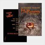 Halloween Party Einladung Vorlagen Hübsch Halloween Party Partyflyer Einladungen