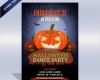 Halloween Party Flyer Vorlage Erstaunlich Halloween Tanz Party Plakat Vorlage