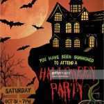 Halloween Party Flyer Vorlage Gut Halloweenpartyeinladung Vorlage Vektorgrafik