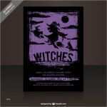 Halloween Party Flyer Vorlage Hübsch Hexen Party Flyer Vorlage