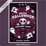 Halloween Plakat Vorlage Bewundernswert Halloween Party Plakat Mit Geistern
