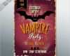 Halloween Plakat Vorlage Bewundernswert Halloween Vampir Party Plakat