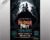 Halloween Plakat Vorlage Elegant Halloween Party Plakat Mit Spukhaus