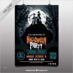 Halloween Plakat Vorlage Elegant Halloween Party Plakat Mit Spukhaus