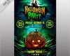 Halloween Plakat Vorlage Genial Halloween Party Plakat Von Kürbis