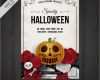 Halloween Plakat Vorlage Inspiration Vintage Halloween Plakat Mit Einem Kürbis Und Rosen