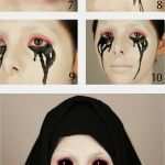 Halloween Schminken Vorlagen Männer Inspiration 13 originelle Halloween Gesichter Schminken Mit Anleitungen