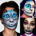 Halloween Schminken Vorlagen Männer Schön Katzengesicht Schminken Fasching Ideen Für Kinder Und