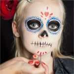 Halloween Schminken Vorlagen Männer Wunderbar Halloween Kinder Schminken Da De Los Muertos Make Up
