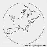 Halloween Vorlagen Hexe Inspiration Hexe Auf Mond Silhouette Halloween Malvorlagen