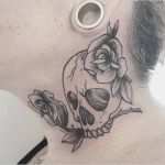 Hals Tattoo Vorlagen Männer Angenehm totenkopf Tattoos 20 Ideen Mit Bedeutung