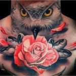 Hals Tattoo Vorlagen Männer Cool Hals Tattoo Ideen Für Mann Eule Tattoo Vorschläge