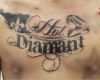 Hals Tattoo Vorlagen Männer Erstaunlich Tattoovorlage Hot Diamant Schriftzug Auf Der Brust
