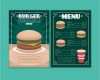 Hamburger Untermietvertrag Vorlage Kostenlos Hübsch Green Burger Menü Vorlage In Flachen Design