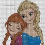 Handarbeit Sticken Vorlagen Inspiration Anna &amp; Elsa 1 Of 2 Disney Pinterest