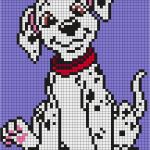 Handarbeit Sticken Vorlagen Schön Bügelperlen Vorlage Ein Niedlicher Dalmatiner